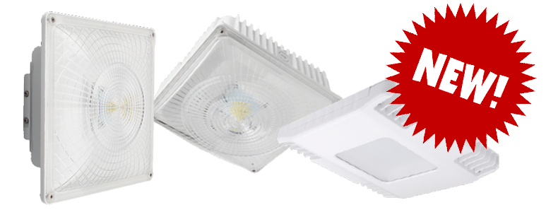 Introducing New LED Canopy Lights in three Different Variations