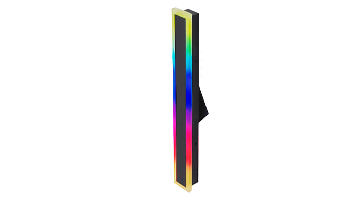 ASD LED Outdoor Wall Sconce Narrow Design 24inch 18W 120-277V 2700-6500K RGBW Smart APP Control Black ETL