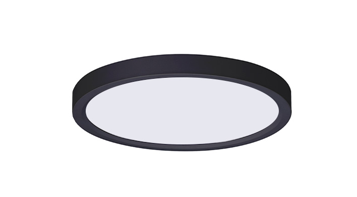 ASD LED Edge-Lit Round Panel 5inch 10W 120V Triac 2700/3000/4000/5000/6000K Black ETL
