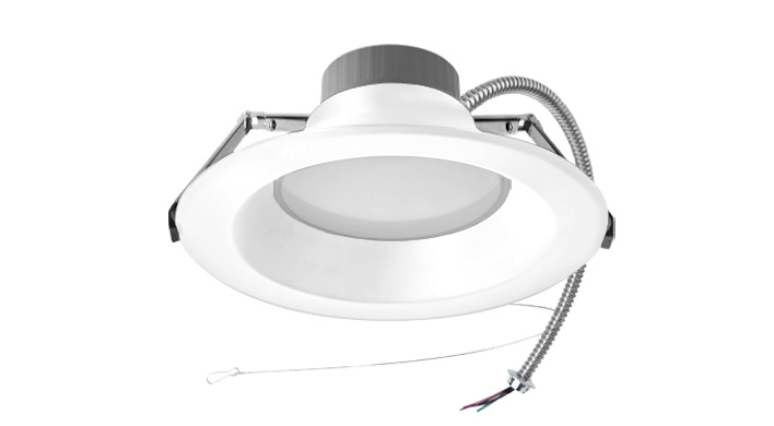ASD LED Round Commercial Downlight 10inch 20/25/30/35/40W 120-277V 0-10V Dimmable 85Lm/W 2700/3000/3500/4000/5000K White ETL ES