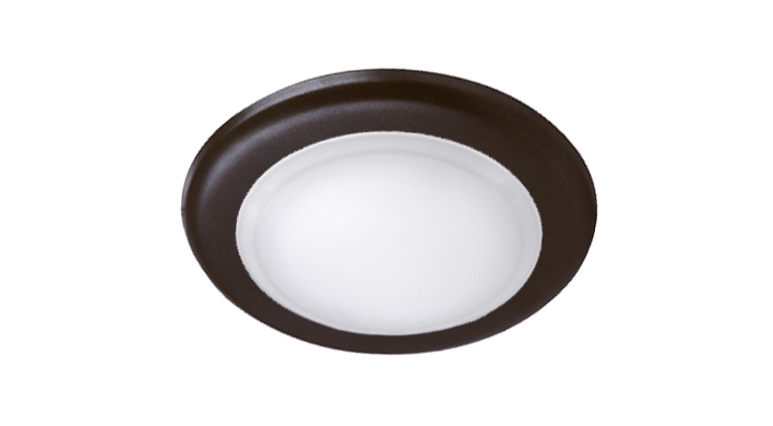 ASD LED Disk Light 6inch 15W 120V Triac 2700/3000/3500/4000/5000K Bronze ETL ES T24 JA8