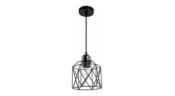 ASD Bulb Ceiling Fixture  Pendant Attic Nova Series 1xE26 120V Black ETL 2pack
