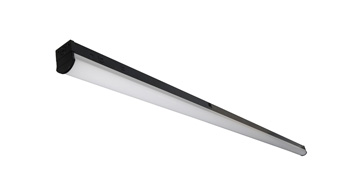ASD LED Regular Striplight 8ft 55/75/80W 120-277V 0-10V Dimmable 150Lm/W 3500/4000/5000K Black UL DLC Standard
