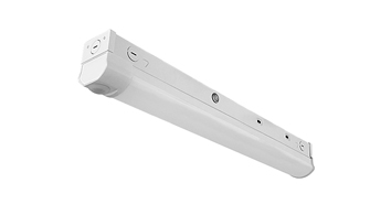 ASD LED Regular Striplight with Motion Sensor and 8W Battery Back-up 2ft 15/20/25W 120-277V 0-10V Dimmable 150Lm/W 3000/4000/5000K White UL DLC Premium
