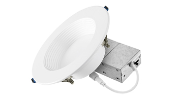 ASD LED Round Deep Baffle Trim Wafer 6inch 15W 120V TRIAC 2700/3000/3500/4000/5000K White ETL ES T24
