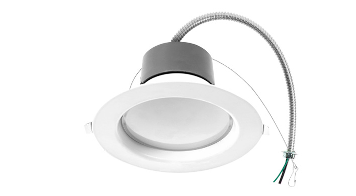 ASD LED Round Commercial Downlight 4inch 7/10/13W 120-277V 0-10V Dimmable 85Lm/W 2700/3000/3500/4000/5000K White ETL ES