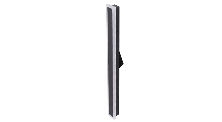 ASD LED Outdoor Wall Sconce Narrow Design 36inch 30W 120-277V Triac 3000/4000/5000K Black ETL