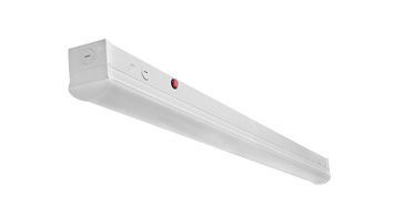 ASD LED Regular Striplight with 10W Battery Back-up 4ft 20/30/40W 120-277V 0-10V Dimmable 150Lm/W 3500/4000/5000K White UL DLC Premium
