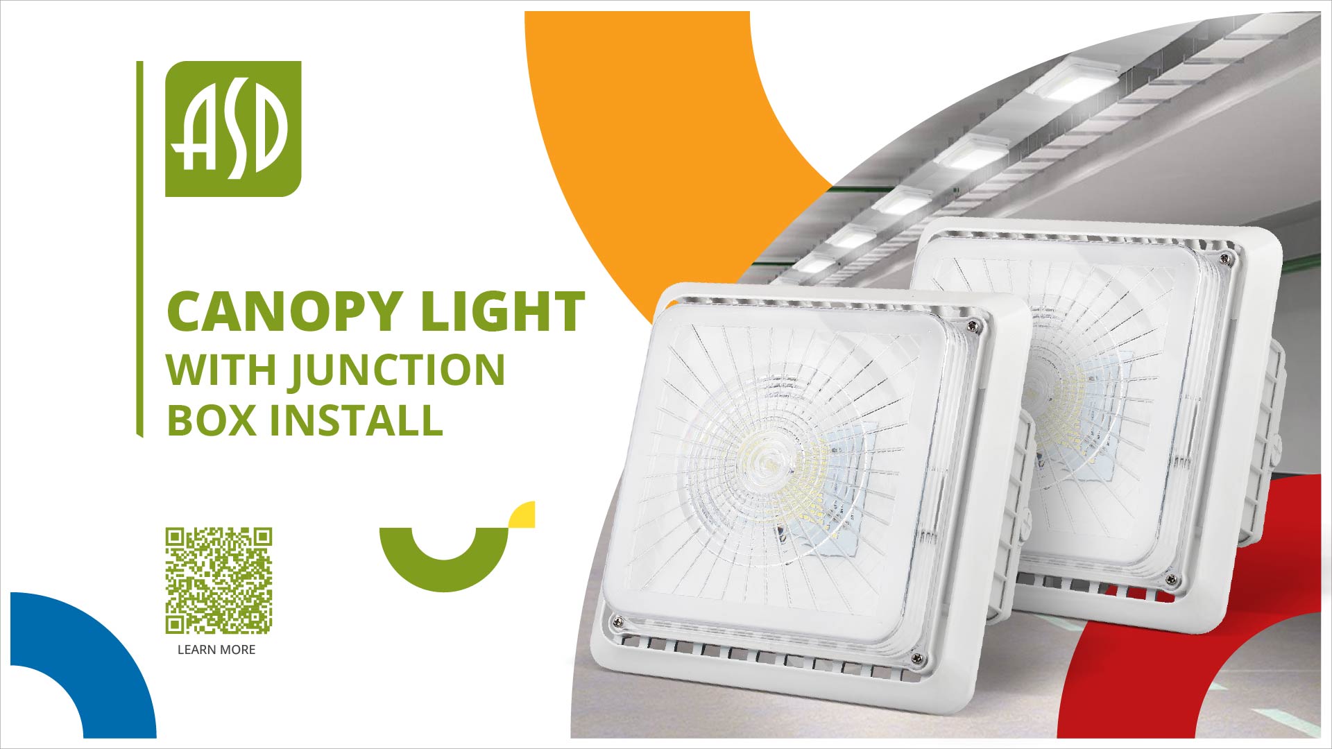ASD CANOPY LIGHT with Junction Box Install