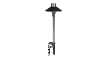 ASD LED Low Voltage Landscape Flat Hat Pathway Light 5W 12-24V 2700/3000/3500/4000/5000K CRI90+, IP65 Waterproof, Aluminum 6x15inch Black ETL 6pack

