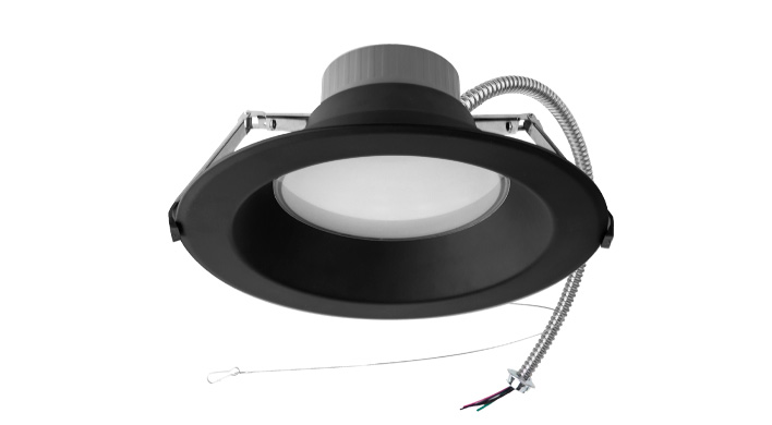 ASD LED Commercial Downlight 10inch 20/30/40W 120-277V 0-10V Dimmable 2700/3000/3500/4000/5000K Black UL ES
