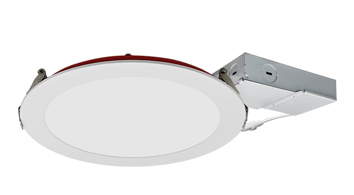 ASD LED Wafer Fire Rated Round 8inch 20W 120V Triac 2700/3000/3500/4000/5000K White ETL ES T24 JA8