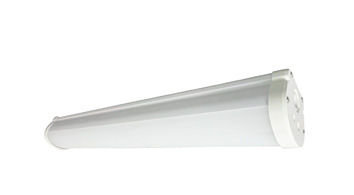 ASD LED Seamless Vapor Proof Fixture 2ft 16/24/28W 120-277V 0-10V Dimmable 125Lm/W 3500/4000/5000K White UL DLC Standard