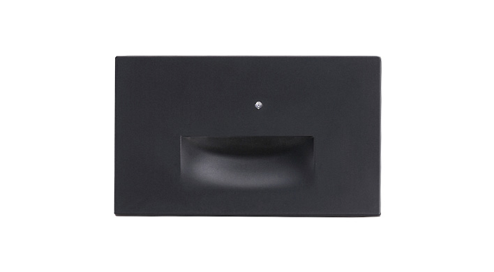 ASD LED Horizontal Step Light with Photocell 3W 120V Non-Dimmable 3000/4000/5000K Black ETL
