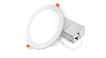 ASD LED Wafer Round 8inch 20W 120V Triac 2700/3000/3500/4000/5000K White ETL ES T24 JA8