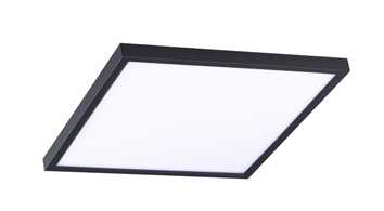 ASD LED Square Edge-Lit Panels 12inch 24W 120V Triac 2700/3000/4000/5000/6000K Black ETL
