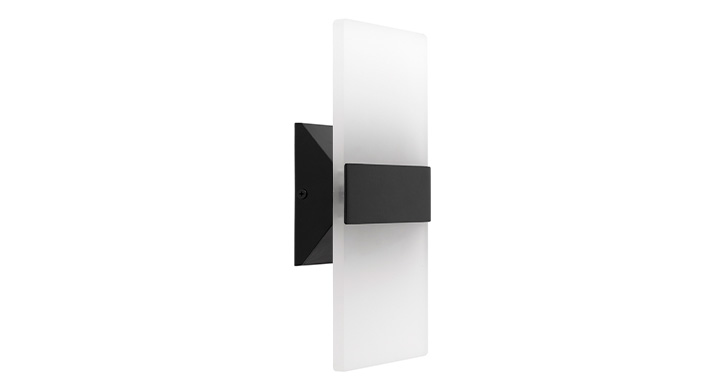 ASD LED Wall Sconce 12inch 12W 120V Triac 2700/3000/3500/4000/5000K Black ETL