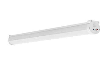 ASD LED Seamless Vapor with 10W Battery  Back-up 4ft 32/48/56W 120-277V 0-10V Dimmable 125Lm/W 3500/4000/5000K White UL DLC Standard
