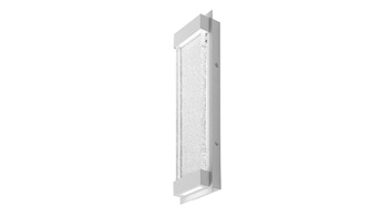 ASD LED Bubble glass Outdoor Wall Sconce 18inch 22W 120-277V Triac 3000/4000/5000K White ETL
