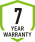 7 year warranty